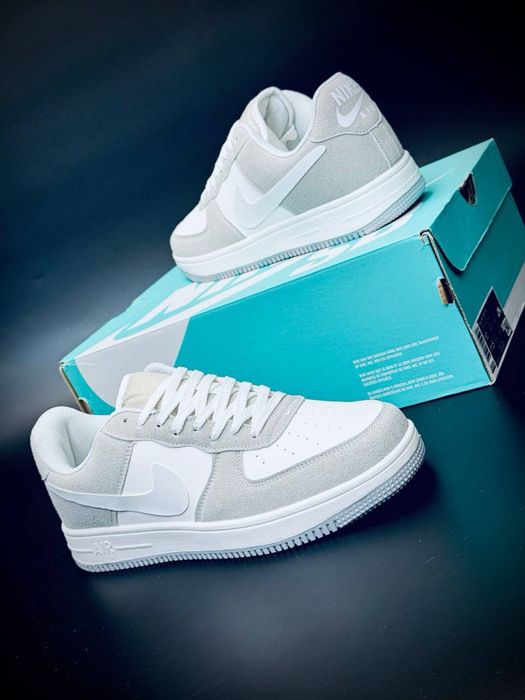 Летняя распродажа /  Nike air force 1 / кожаные мужские кросовки найк форс / nike force af 1 / трендорвые кросовки найк форс /