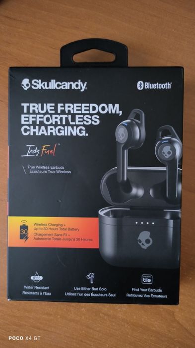 Навушники вкладиші бездротові TWS Skullcandy TW Indy Fuel True Black