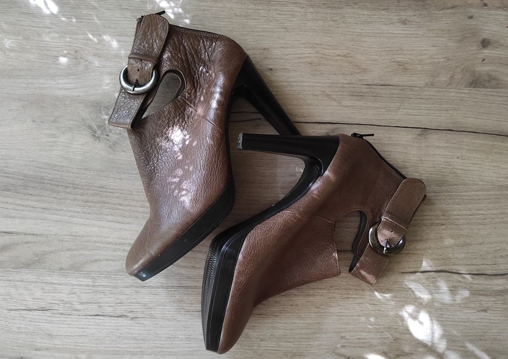 Черевики Zign натуральна шкіра Ботильйони