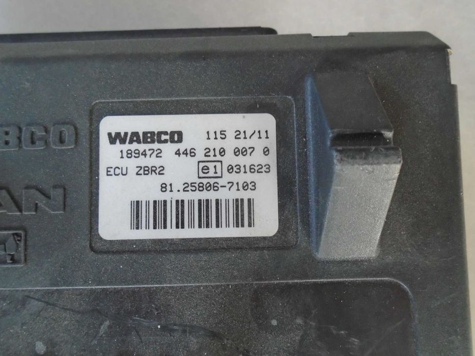 Sterownik ZBR2 WABCO MAN rozne opis sterownik silnika 0281020067,,0281010253