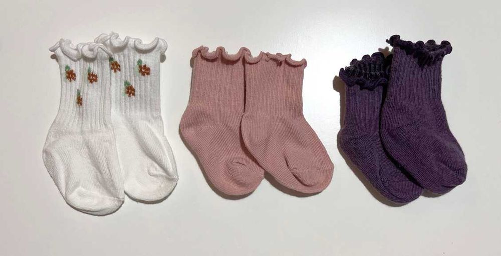 Little Dutch - 3 Pares Meias Bebé - 0-3 M