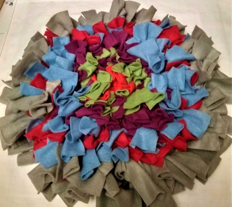 bardzo gęsta mata węchowa KRÓTSZY włos KOŁO 38cm wyprzedaż +gratis