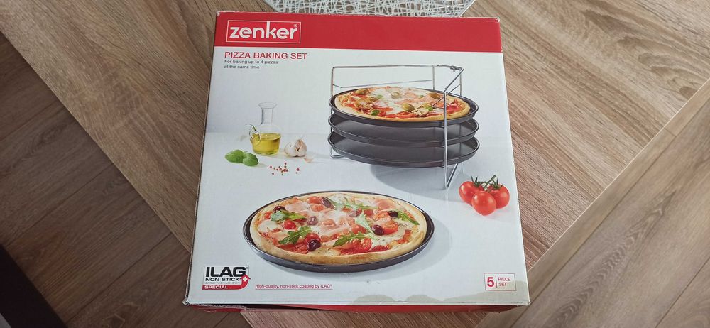 Zestaw blach do pieczenia pizzy