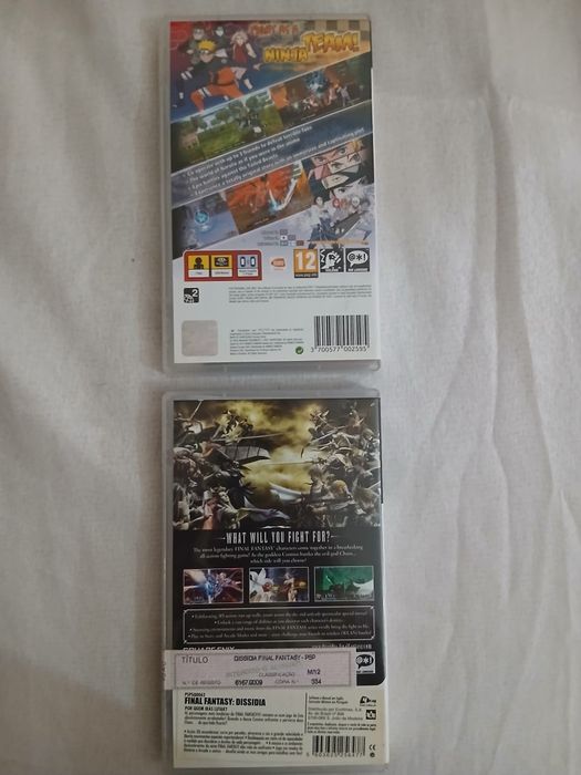 Naruto Kizuna Drive + Dissidia Final Fantasy PSP Completo
