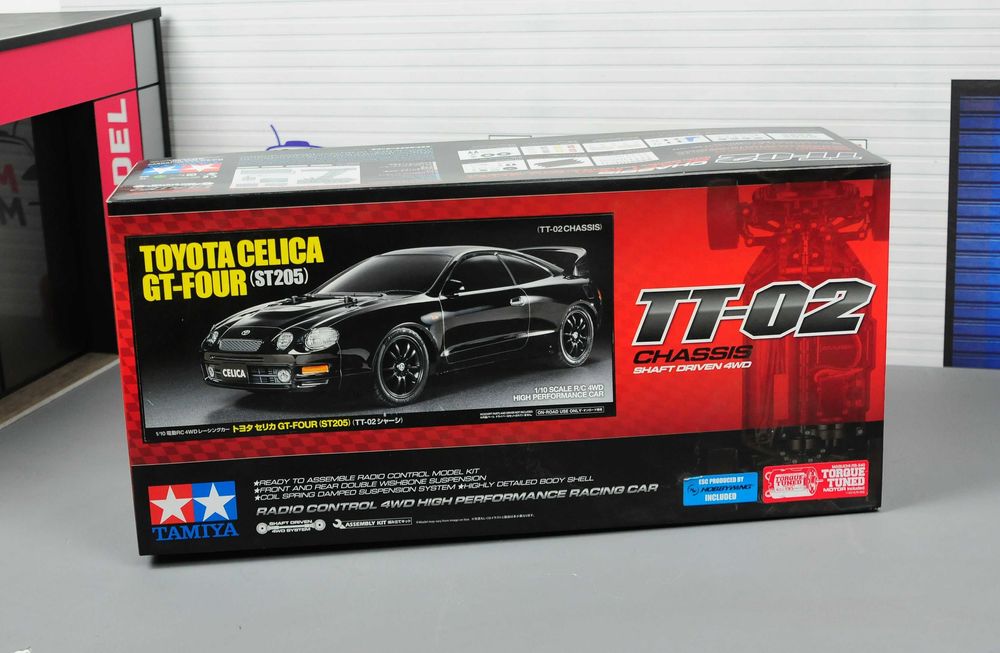 Toyota Celica GT-Four ST205 TT-02 Tamiya model RC do składania 1:10