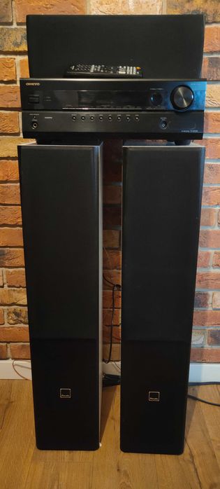 Amplituner ONKYO TX SR308 + kolumny Maudio