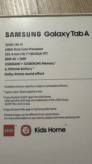 Tablet Samsung Galacy Tab A SM-T510