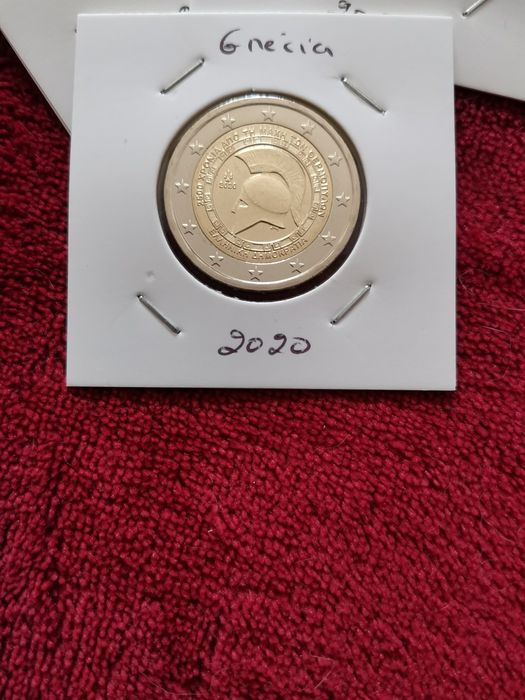 Moeda UNC comemorativa de 2€ - Grécia 2020