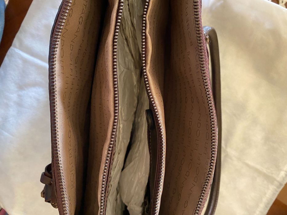 Bolsa Roberta gandolfi- pele - nova