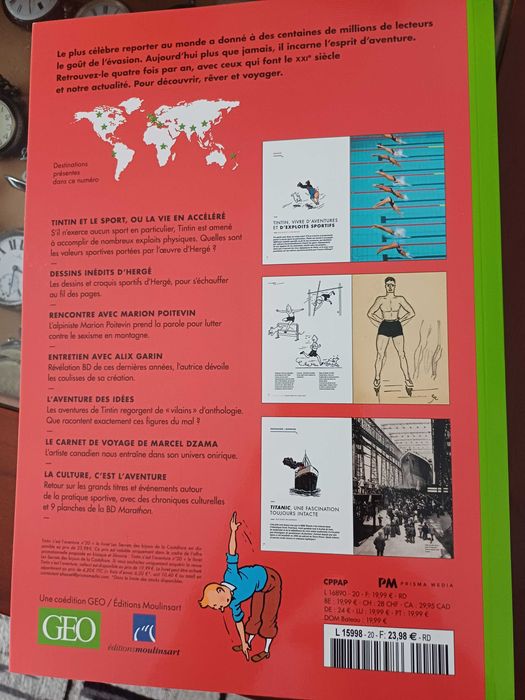 Tintin Le Sport Esprit Olympique