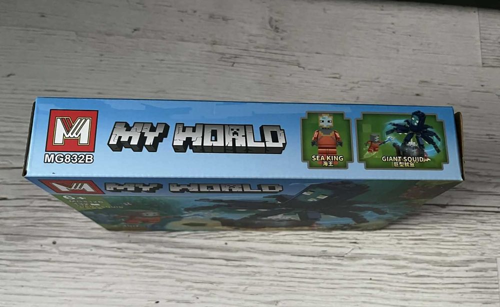 klocki konstrukcyjne z gry minecraft ogromna ośmiornica 132pcs MG832B
