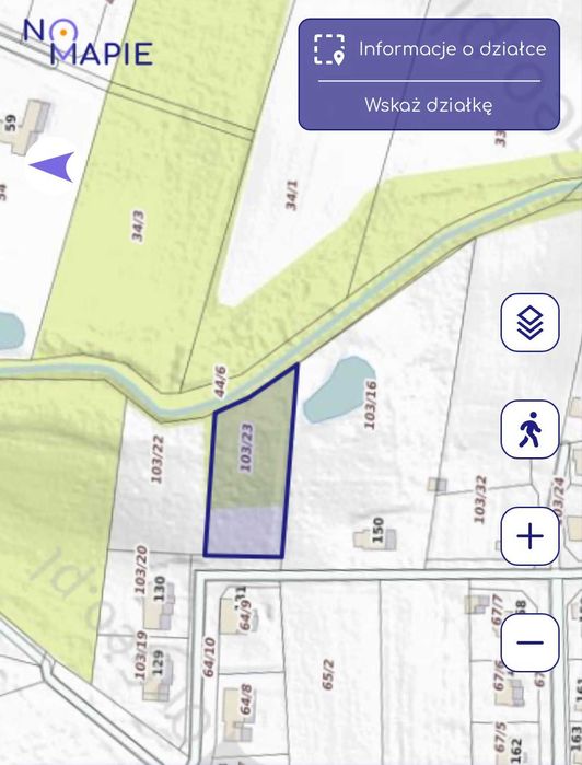 sprzedam działkę/ Wawrzyny od strony wyjazdu na Olsztyn