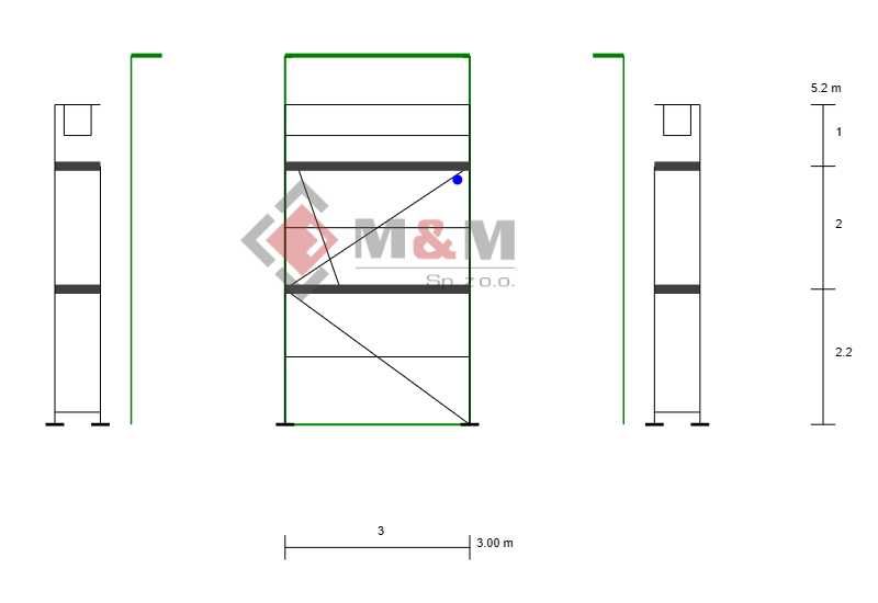 Rusztowanie 3x6m Ramy stalowe 2m