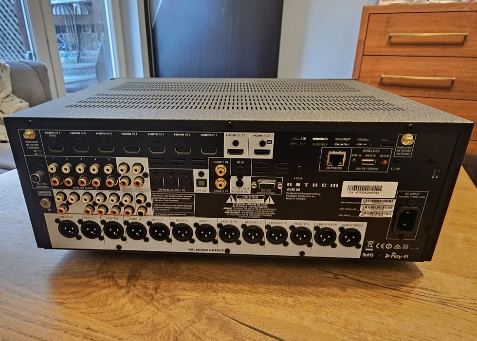 Procesor kina domowego Anthem AVM-60 stan perfekcyjny.