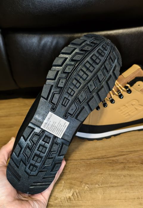 Buty Męskie Zimowe Ocieplane Styl NB Camel Rozmiar Eu 46 wys.24h