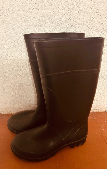 Botas galochas para chuva