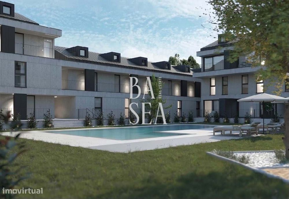 Apartamento T0+2 Duplex Condomínio com Piscina em São Víctor Braga