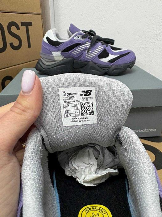 Кроссовки New Balance 9060 purple Нью Беленс 9060 фиолетовые 37 38 39