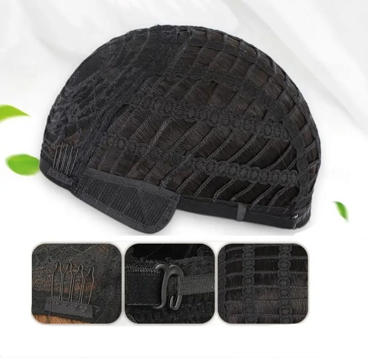 Peruka czarna grafit