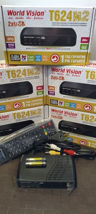 T2 Приставка Тюнер World Vision Т644М2
