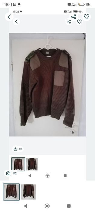 Sweter Wojskowy. Oficerski.