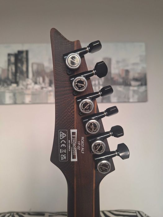 IBANEZ RG631 ALF-BCM Axion Label