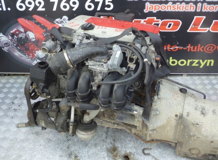 SILNIK KOMPLETNY MERCEDES CLK W208 2.3 KOMPRESSOR 111.983 168 TYS