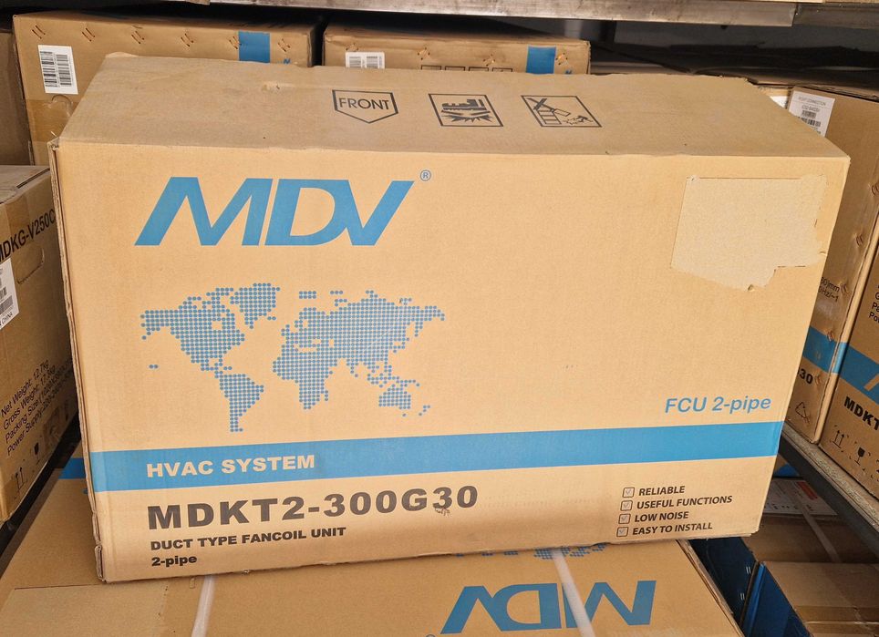Фанкойл канальный MDV MDKT2-300 G3