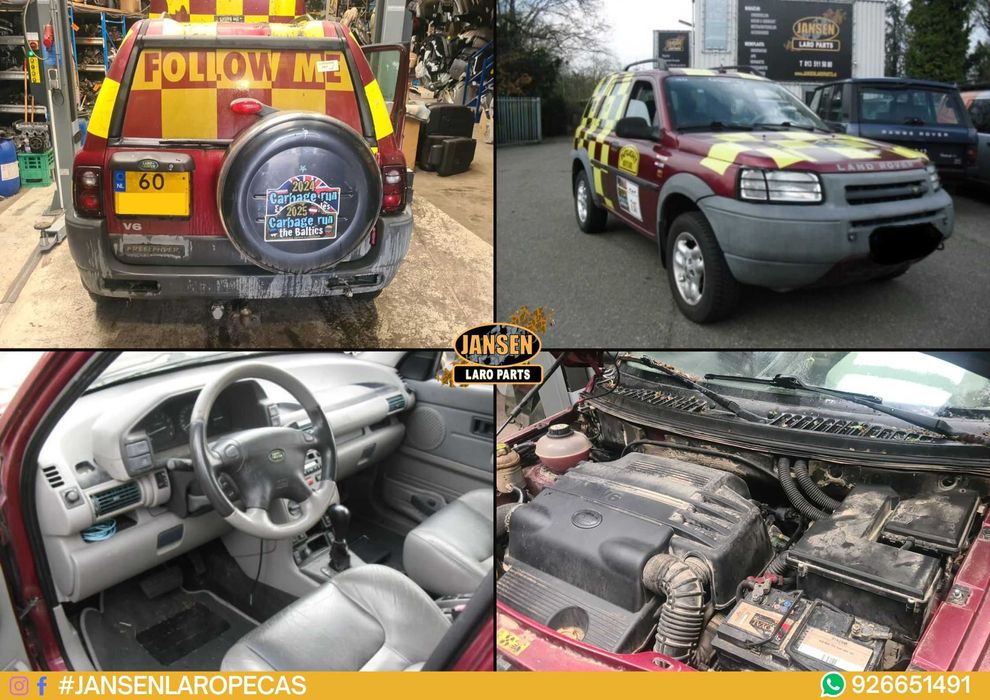 land rover Freelander bancos PELE e forras portas 350€