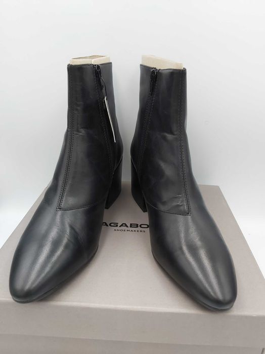 NOWE botki VAGABOND czarne skórzane c199 olivia rozmiar 40 kozaki