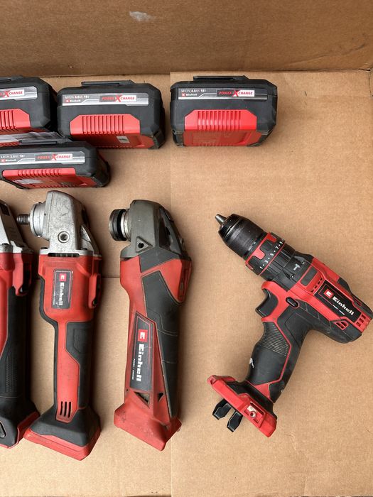 Baterie szlifierka wiertarko-wkretarka multitool Einhell Komplet Zestaw