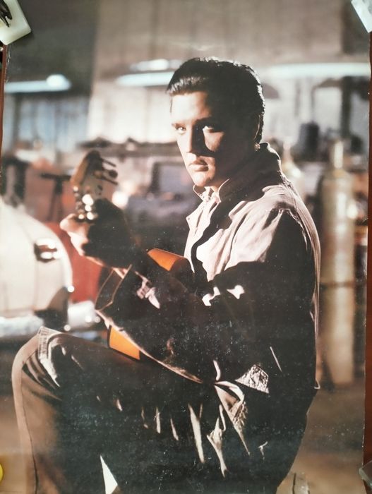 Antigo poster original Elvis Presley