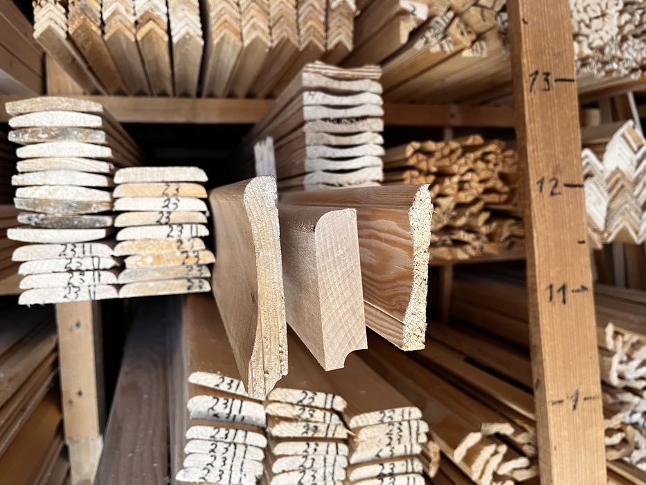 Буд. матеріали з дерева. Вагонка. Плінтуси. Балясини. Рейки.