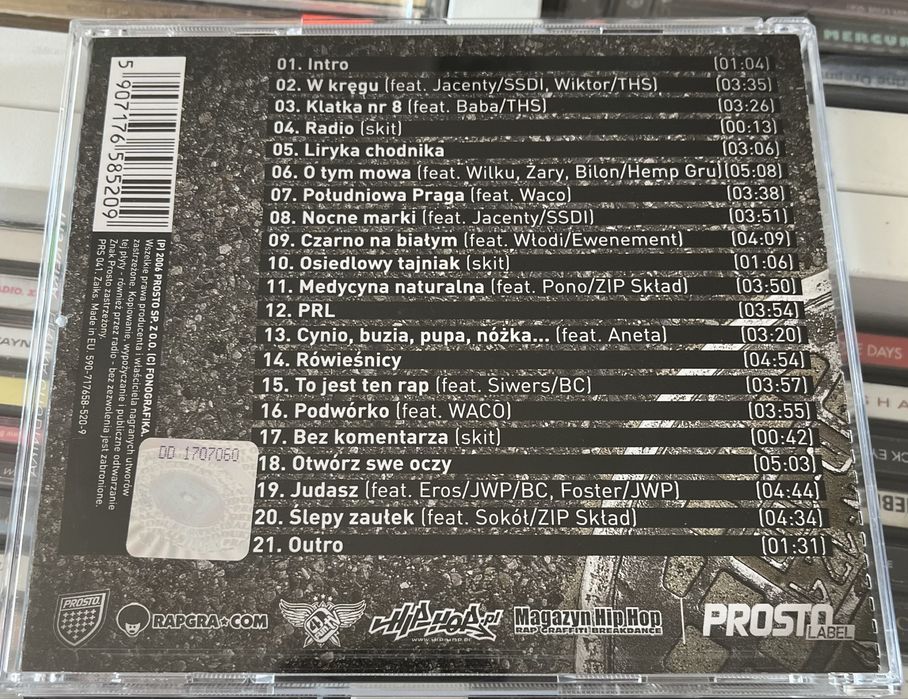THS Klika - Liryka Chodnika (Płyta CD, Album, 2006, NM)