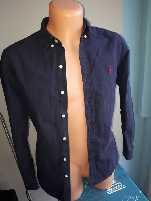 Koszula Ralph Lauren r.s Slim Fit kołnierz długi rękaw