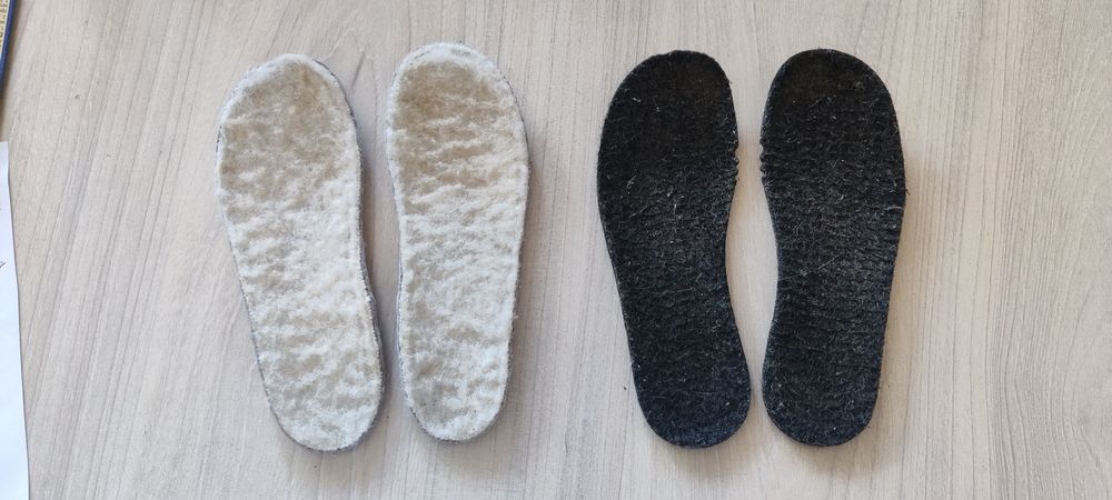 Стельки детские 17 см шерсть и войлок