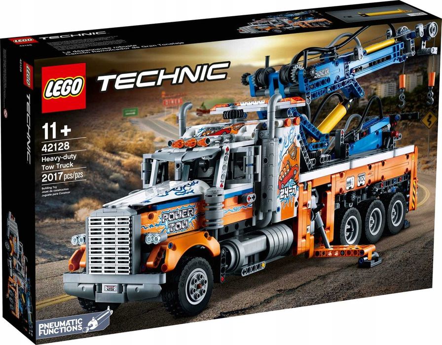 Zestaw Lego Technic 42128 Ciężki samochód pomocy drogowej
