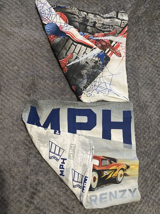 Poszewka na poduszkę x2 w rozmiarze 40x40, motyw Spider Man