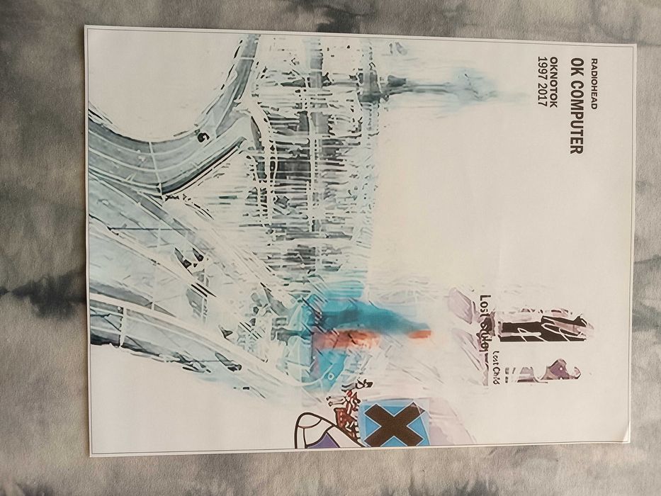 plakat  na płótnie zespołu muzycznego radiohead