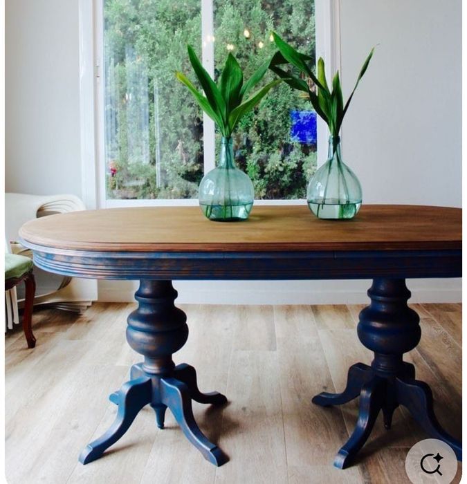 Conjunto de mesa e cadeiras jantar - Estilo Neoclássico Duncan phyfe
