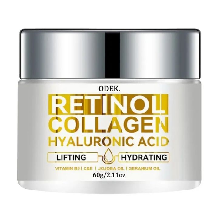 Retinol + Kolagen + Kwas Hialuronowy Krem Liftingująco-Nawilżający 60g