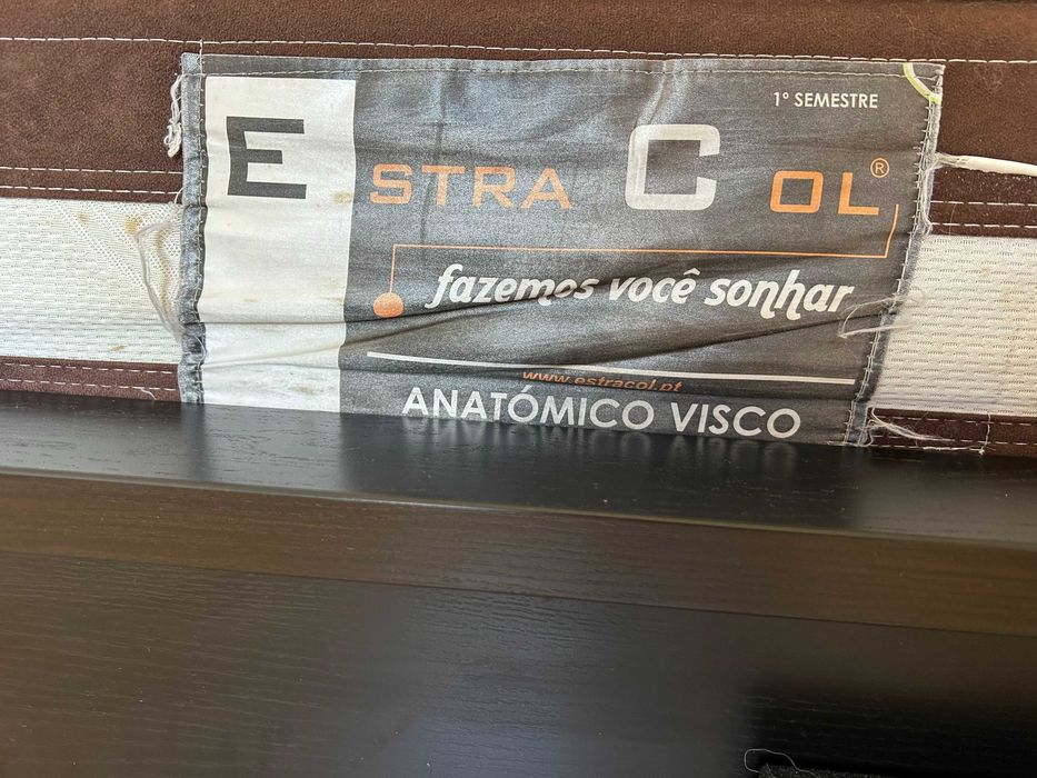 Cama IKEA 160x200 + 2 gavetões + estrado + colchão OFERTA — 200 €