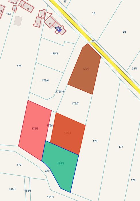 Działki budowlane w miejscowości Różana - Gmina Udanin