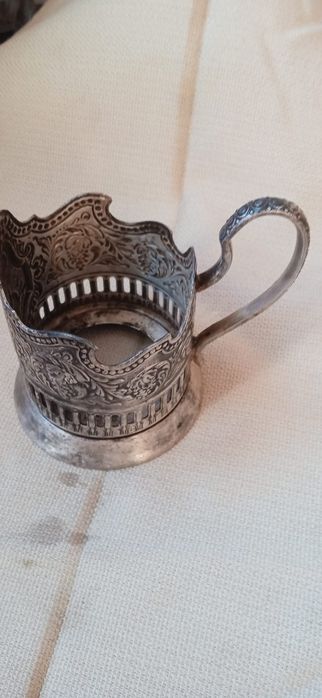 Мельхіорові підстаканники Космос