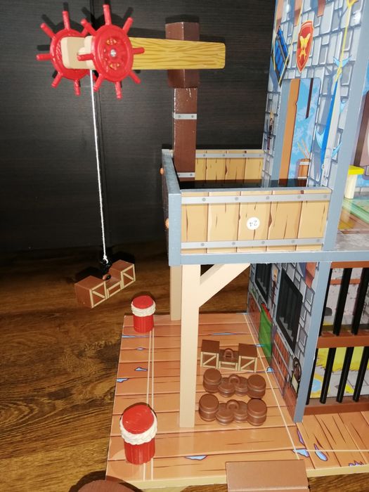 Okazja Kidkraft wielka drewniana forteca piratów ze statkiem 63284 + playmobil