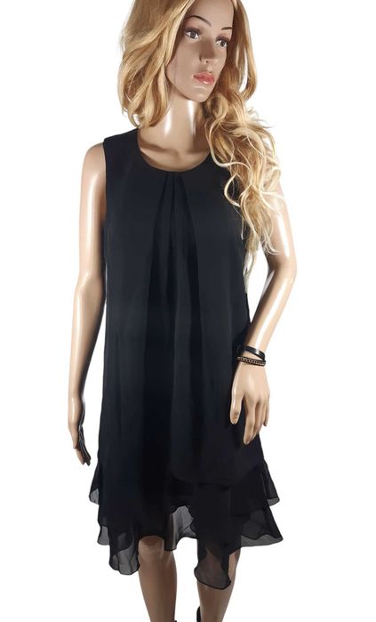 Nowa czarna elegancka sukienka 36,S/38,M BonPrix