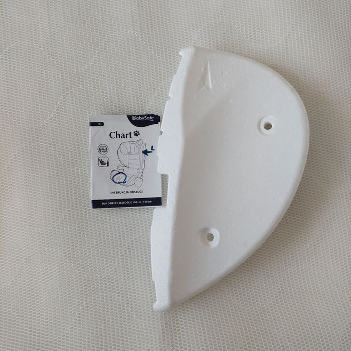 Chart - lewy bok styropianu do fotelika babysafe Chart, który.ma przyc