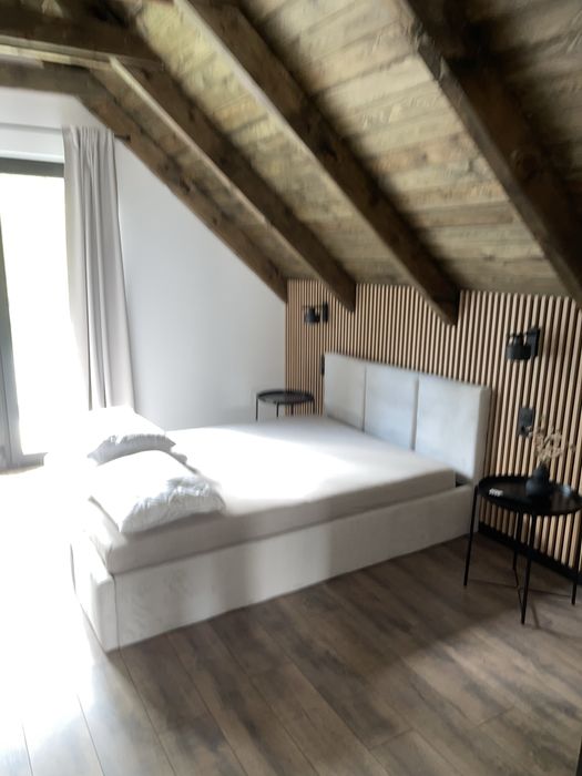 Dom z basenem na Mazurach