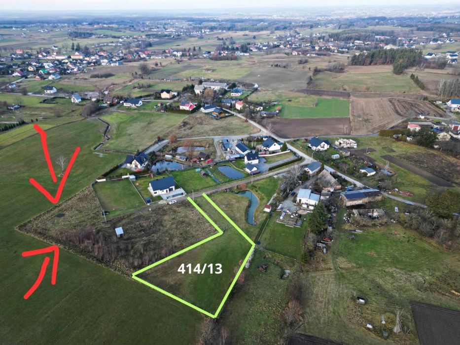 Działka 1007 m² | Srzeszewo  | BEZTERMINOWE WARUNKI ZABUDOWY