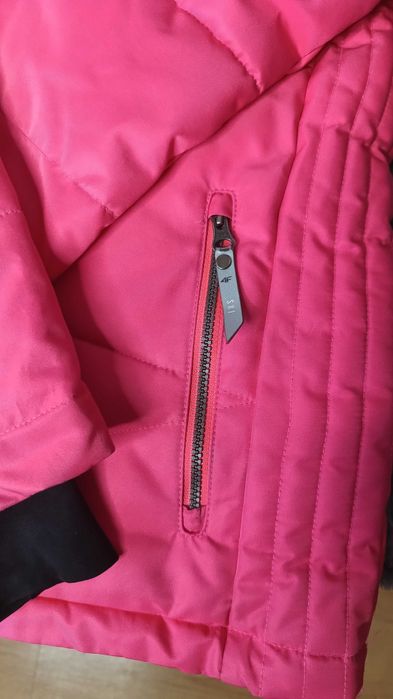 Kurtka zimowa, narciarska, różowa - marka 4F, stan dobry, rozm. 152
